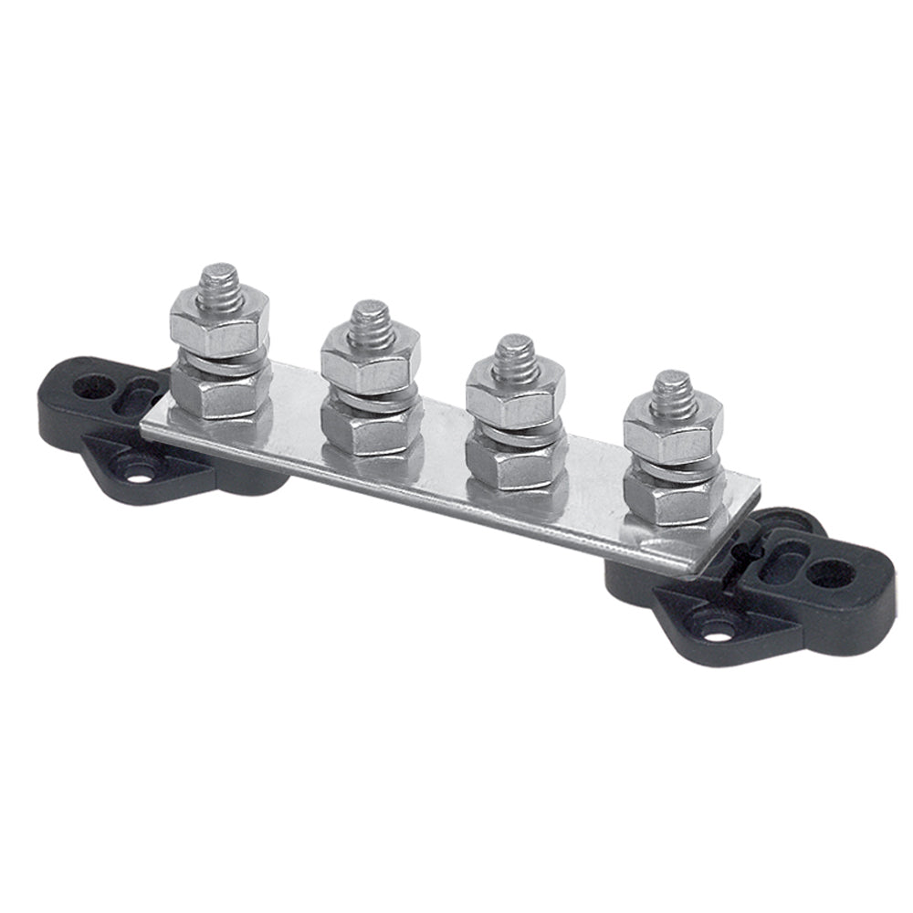 BEP Pro Installer Bus Bar - 4 Way - 150A - 1/4" Studs - BB-4S-150A/DSP