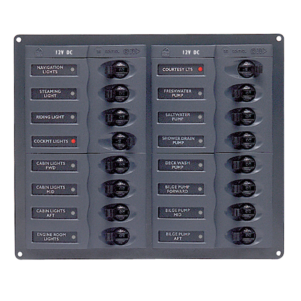 BEP DC Panel - 16-Way - No Meter - 904NM