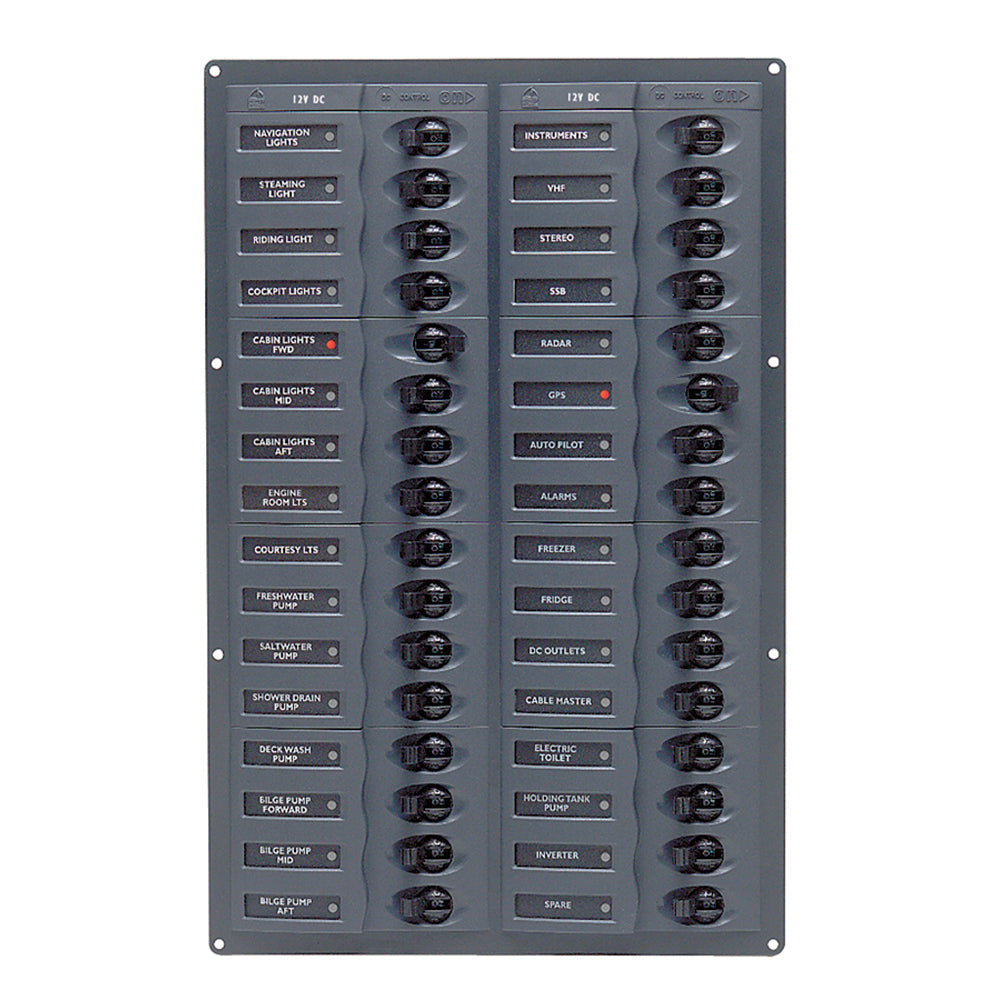 BEP DC Panel - 32-Way - No Meter - Vertical - 906NMV