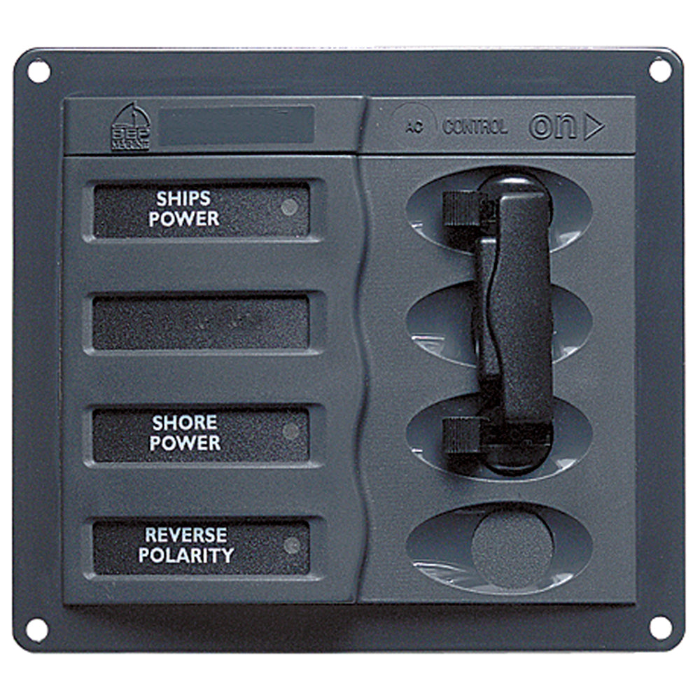 BEP AC Circuit Breaker Panel without Meters, Double Pole Change Over Panel - 900-ACCH-110V