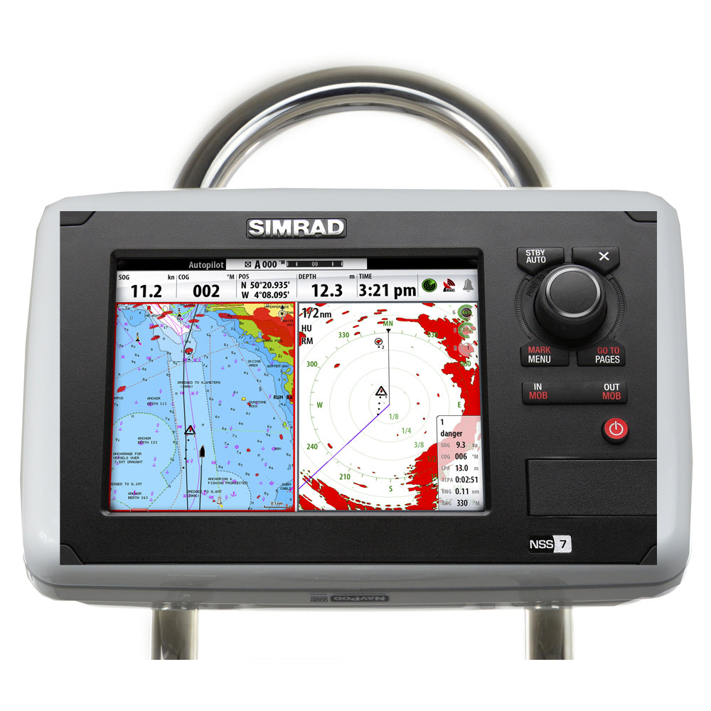 NavPod GP1807 SailPod Pre-Cut for Simrad NSS7B&G Zeus T7 for 9.5" Wide Guard - GP1807