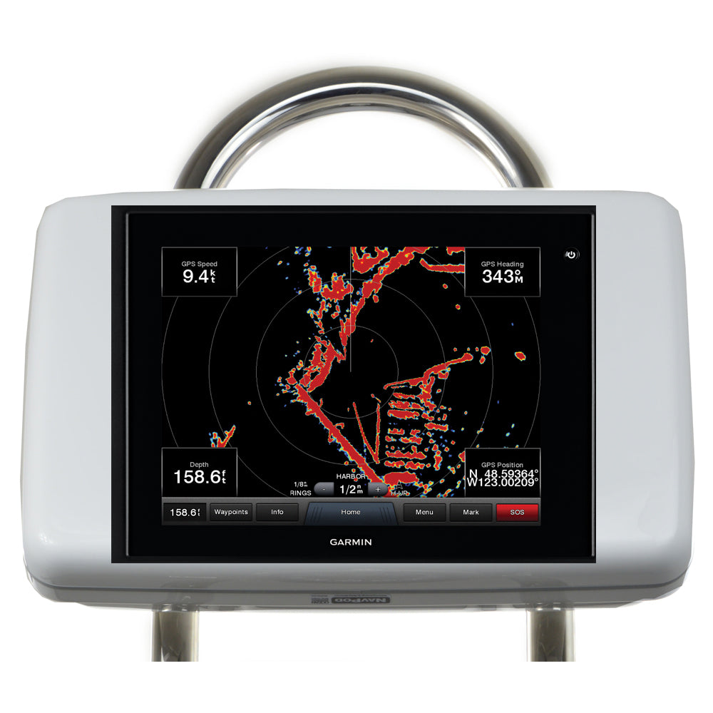 NavPod GP2065 SailPod Pre-Cut f/Garmin GPSMAP® 8012/8212 f/12" Wide Guard - GP2065