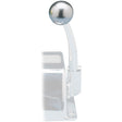 Rupp Control Knob Silver For Morse Controls (3/8-24 Thread) - 03-1226-23S