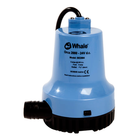 Whale Orca 2000 GPH Submersible Bilge Pump 12V - BE2002