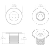 Lumitec Echo Courtesy Light - Brushed Housing - White Light - 112203