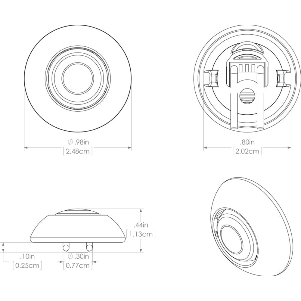 Lumitec Exuma Courtesy Light - White Housing - White Light - 101052