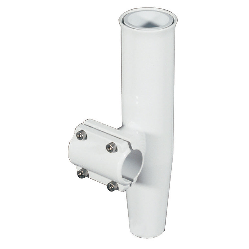 Lee's Clamp-On Rod Holder - White Aluminum - Horizontal Mount - Fits 1.315" O.D. Pipe - RA5202WH