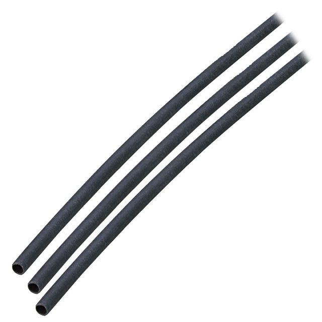 Ancor Adhesive Lined Heat Shrink Tubing (ALT) - 1/8" x 3" - 3-Pack - Black - 301103