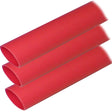 Ancor Adhesive Lined Heat Shrink Tubing (ALT) - 1" x 12" - 3-Pack - Red - 307624
