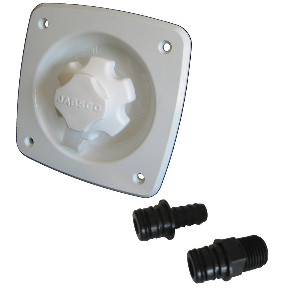 Jabsco Water Pressure Regulator - Flush Mount - White - 44412-1045