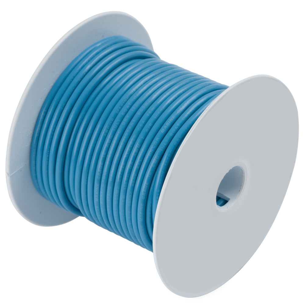 Ancor Light Blue 16 AWG Tinned Copper Wire - 100' - 101910