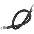 Ancor Battery Cable Assembly, 4 AWG (21mm&#178;) Wire, 5/16" (7.93mm) Stud, Black - 48" (121.9cm) - 189136