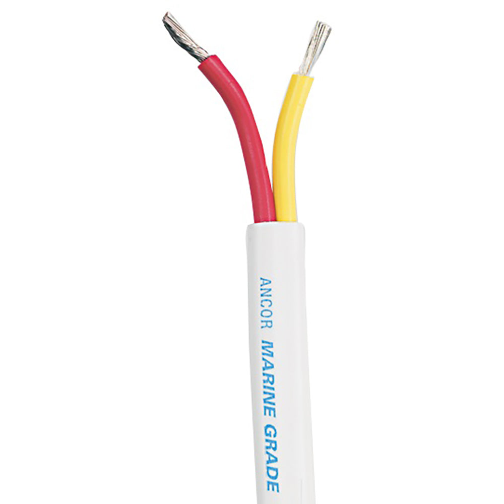 Ancor Safety Duplex Cable - 18/2 AWG - Red/Yellow - Flat - 500' - 124950