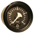 VDO Allentare Black 40PSI Mechanical Water Pressure Gauge - Black Bezel - 150-11806