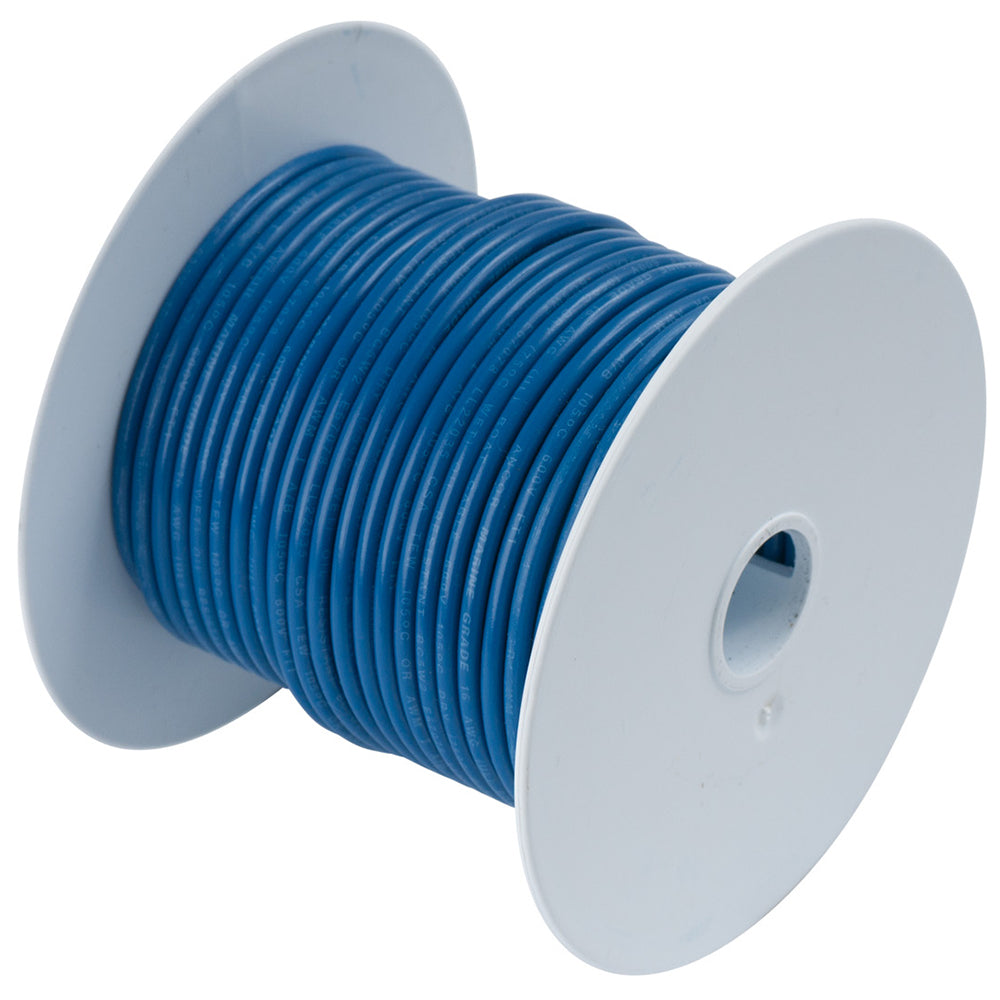 Ancor Dark Blue 10 AWg Tinned Copper Wire - 100' - 108110