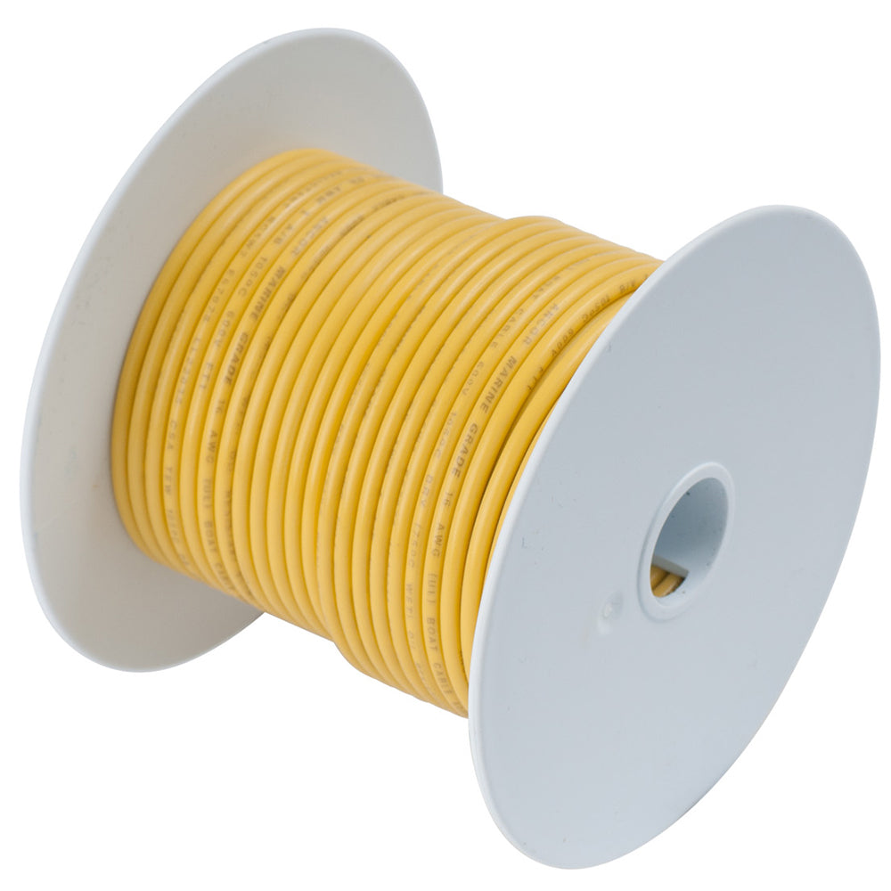 Ancor Yellow 10 AWG Tinned Copper Wire - 25' - 109002