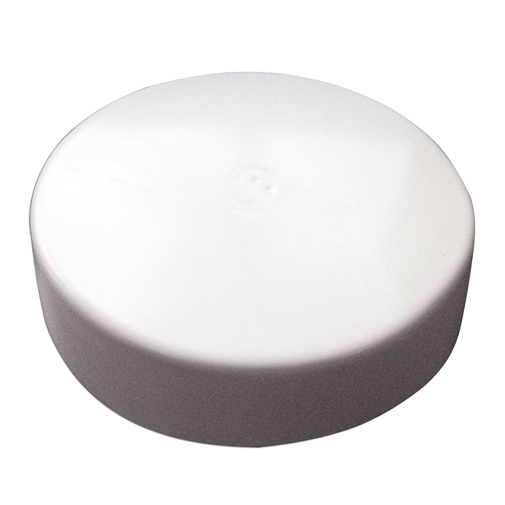 Monarch White Flat Piling Cap - 6" - WFPC-6