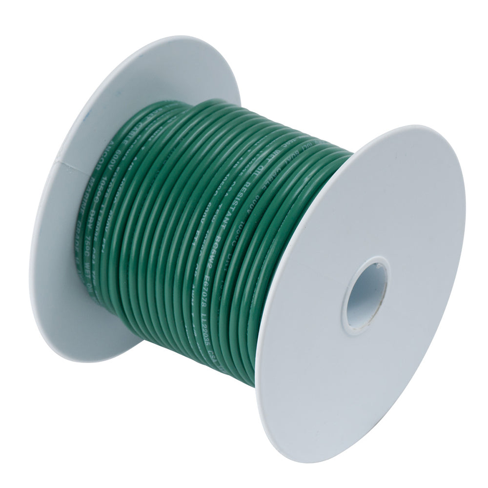 Ancor Green 8 AWG Tinned Copper Wire - 25' - 111302