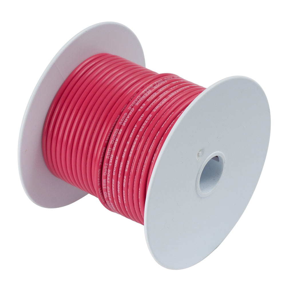 Ancor Red 8 AWG Tinned Copper Wire - 50' - 111505