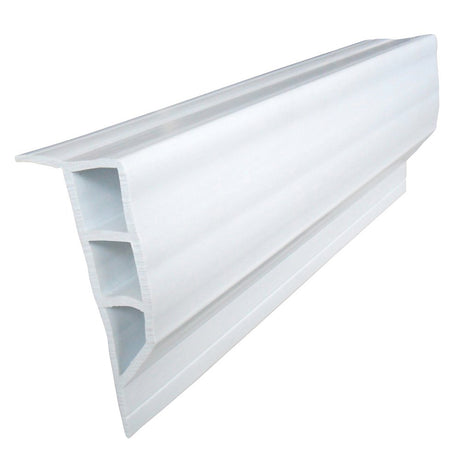 Dock Edge Standard PVC Full Face Profile - 16' Roll - White - 1160-F