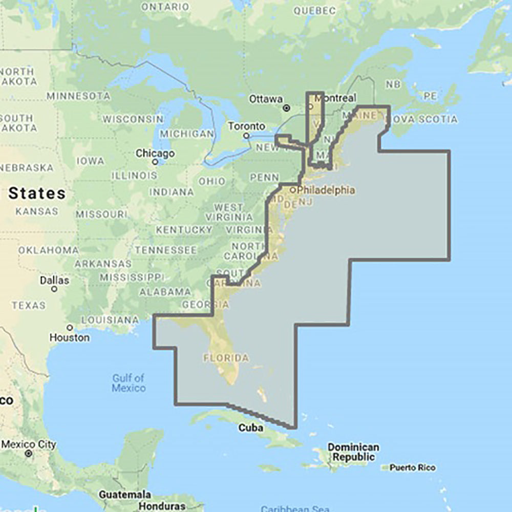 Furuno MM3-FNA-022 C-MAP Fishing Chart US East Coast & Bahamas *Needs System ID# To Process - MM3-FNA-022