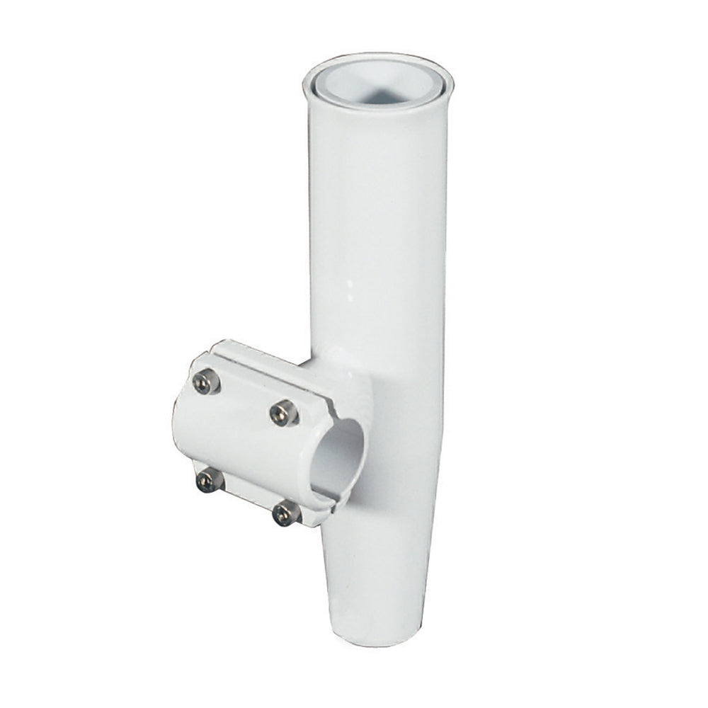 Lee's Clamp-On Rod Holder - White Aluminum - Horizontal Mount - Fits 1.900" O.D. Pipe - RA5204WH