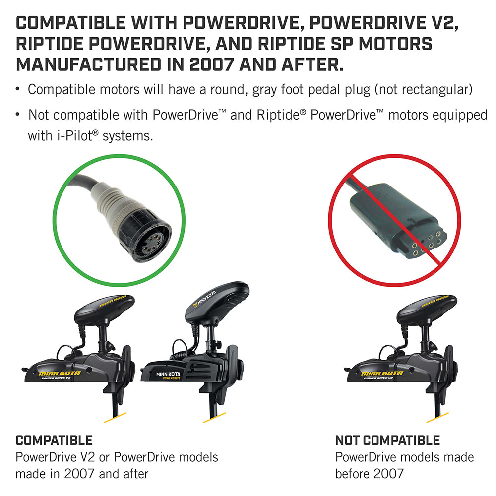 Minn Kota PowerDrive Foot Pedal - ACC Corded - 1866070