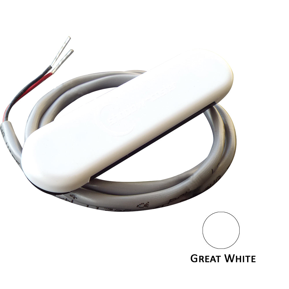 Shadow-Caster Courtesy Light w/2' Lead Wire - White ABS Cover - Great White - 4-Pack - SCM-CL-GW-4PACK