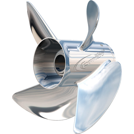 Turning Point Express Mach4 Left Hand Stainless Steel Propeller - EX1/EX2-1319-4L - 13" x 19" - 4-Blade - 31431940