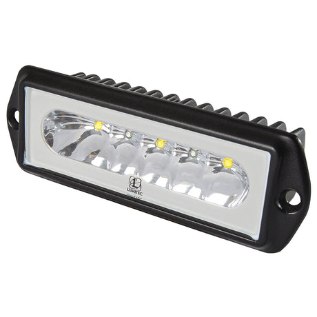 Lumitec Capri2 - Flush Mount LED Flood Light - Black Housing - 2-Color White/Blue Dimming - 101186