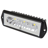 Lumitec Capri2 - Flush Mount LED Flood Light - Black Housing - 2-Color White/Red Dimming - 101187