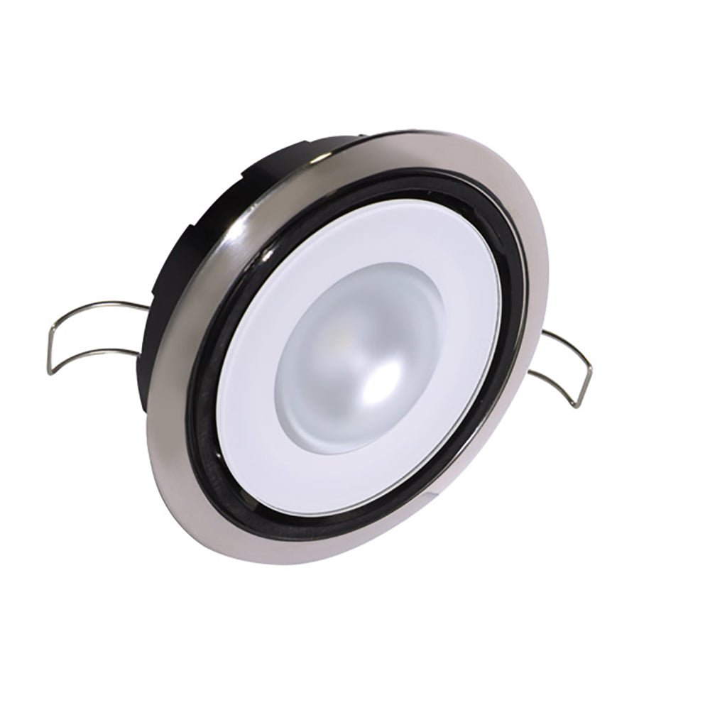 Lumitec Mirage Positionable Down Light - Spectrum RGBW Dimming - Polished Bezel - 115117