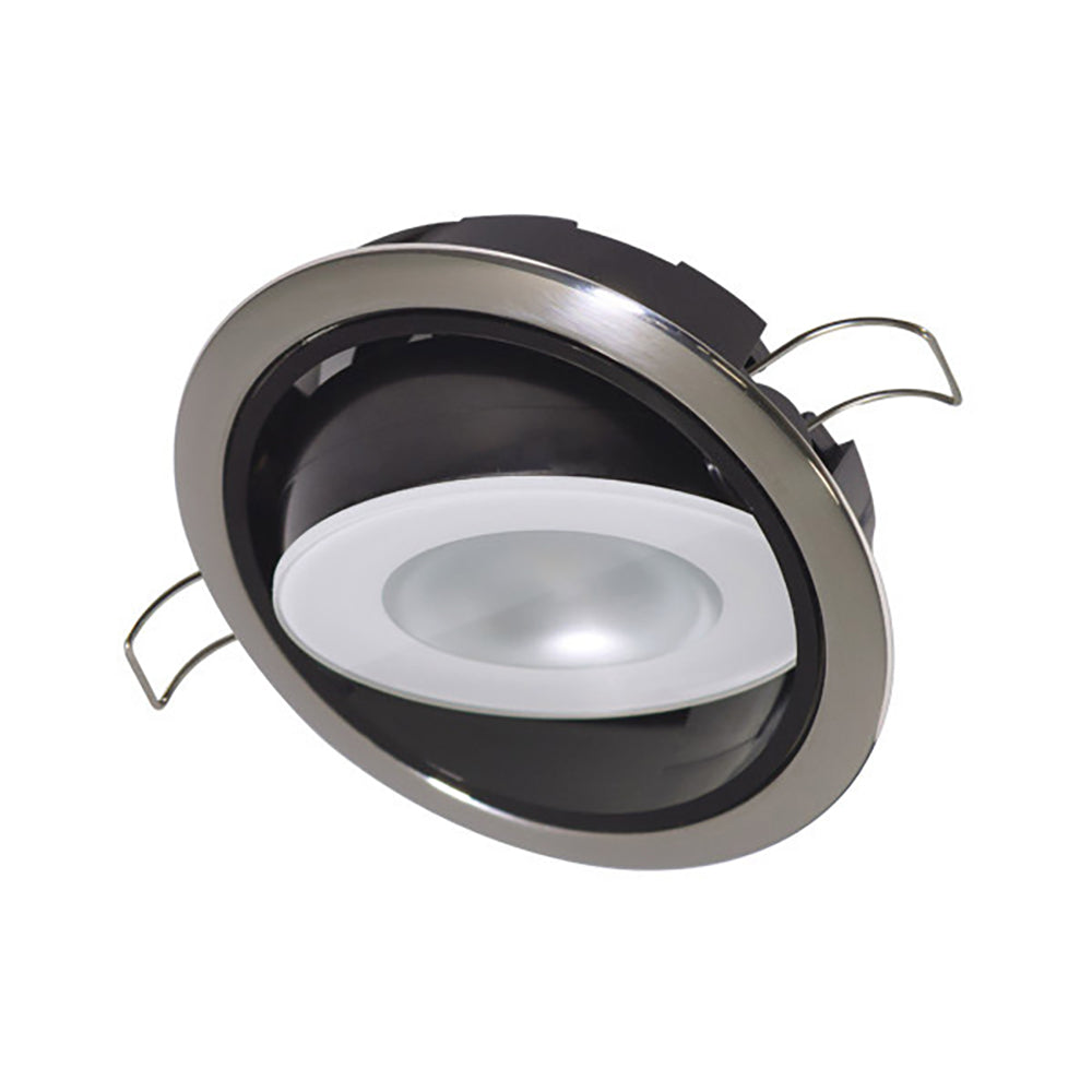 Lumitec Mirage Positionable Down Light - Spectrum RGBW Dimming - Polished Bezel - 115117