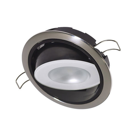 Lumitec Mirage Positionable Down Light - White Dimming, Red/Blue Non-Dimming - Polished Bezel - 115118