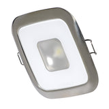 Lumitec Square Mirage Down Light - Spectrum RGBW Dimming - Polished Bezel - 116117