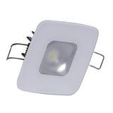 Lumitec Square Mirage Down Light - Spectrum RGBW Dimming - Glass Housing - No Bezel - 116197