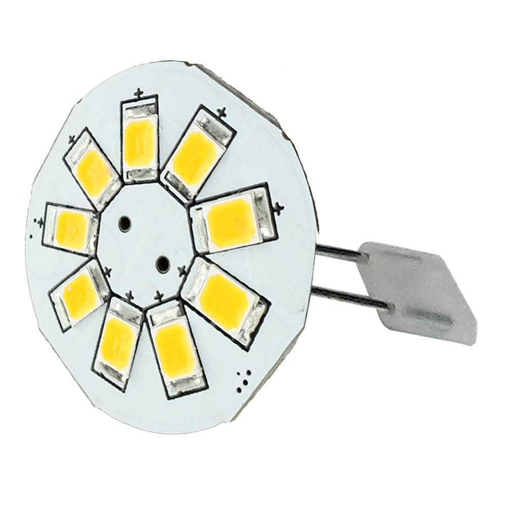 Lunasea G4 Back Pin 0.9" LED Light - Cool White - LLB-21BC-21-00