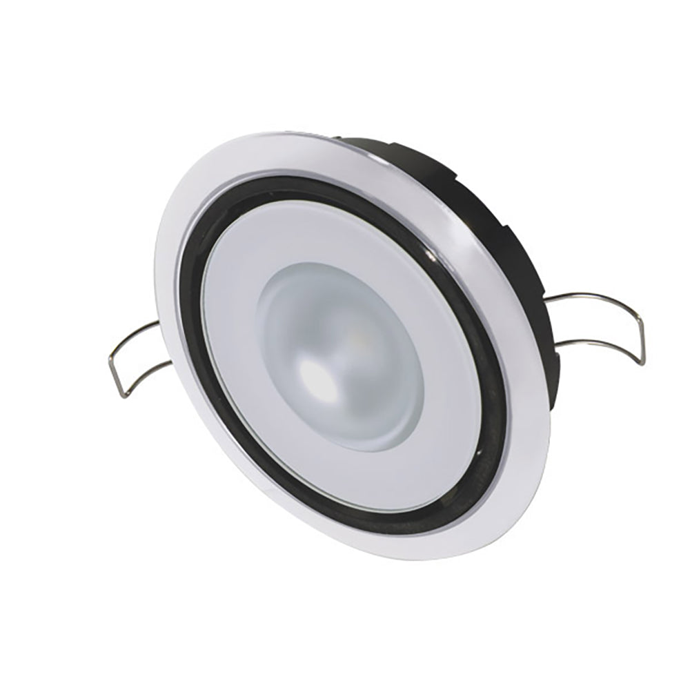 Lumitec Mirage Positionable Down Light - White Dimming - White Bezel - 115123