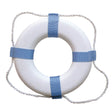 Taylor Made Decorative Ring Buoy - 20" - White/Blue - Not USCG Approved - 372