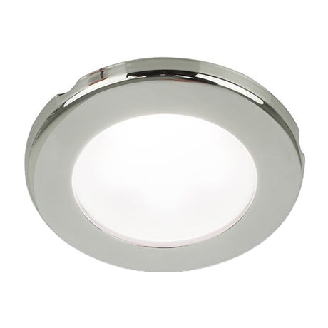 Hella Marine EuroLED 75 3" Round Screw Mount Down Light - White LED - Stainless Steel Rim - 24V - 958110121