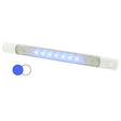 Hella Marine&nbsp;Surface Strip Light w/Switch - White/Blue LEDs - 12V - 958121011