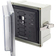 Blue Sea 3118 SMS Surface Mount System Panel Enclosure - 120V AC / 50A ELCI Main - 2 Blank Circuit Positions - 3118