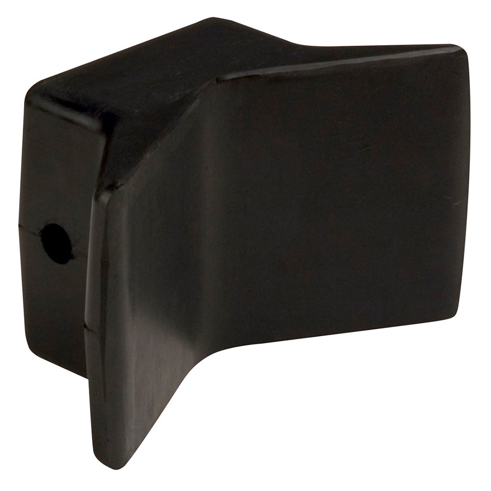 C.E. Smith Bow Y-Stop - 4" x 4" - Black Natural Rubber - 29550