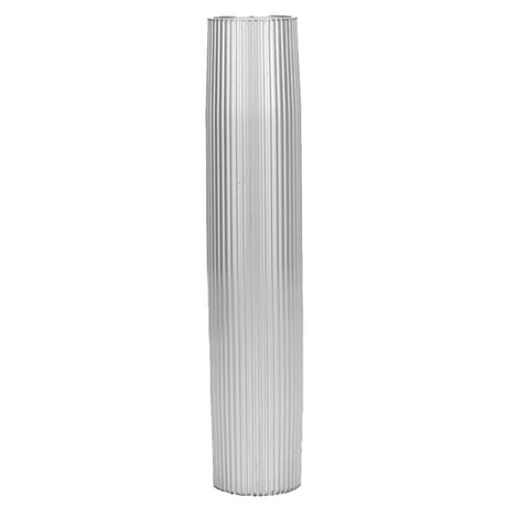 TACO Aluminum Ribbed Table Pedestal - 2-3/8" O.D. - 30-3/4" Length - Z60-7288VEL30.75-2