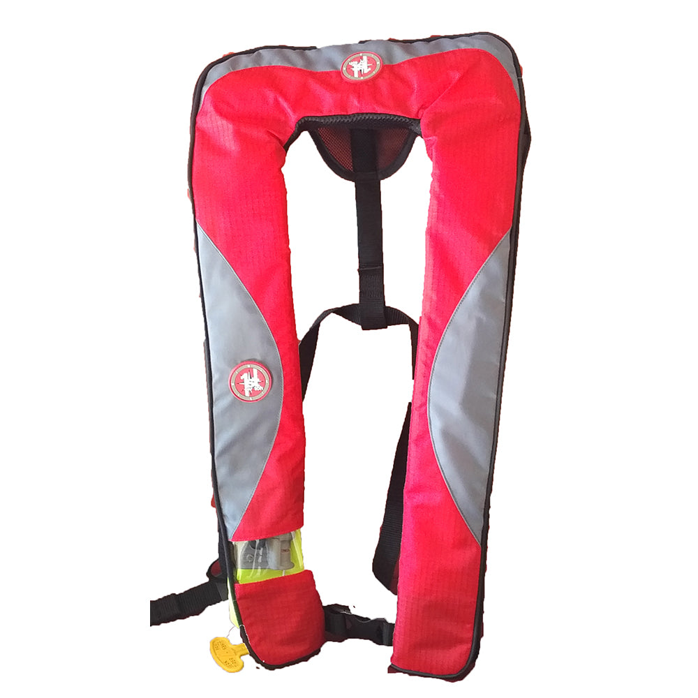 First Watch 24 Gram Inflatable PFD - Automatic - Red/Grey - FW-240A-RG