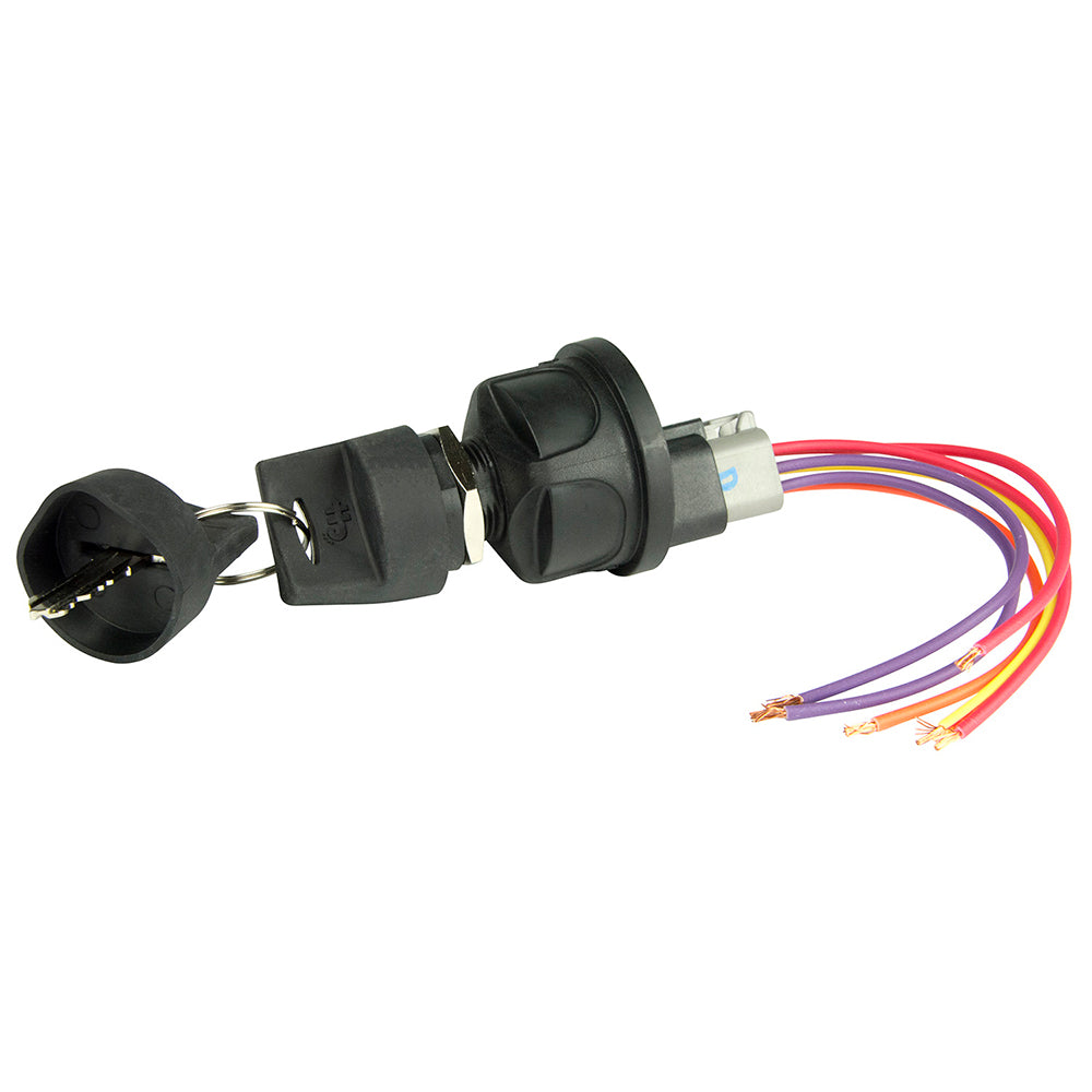 BEP 4-Position Sealed Nylon Ignition Switch - Accessory/OFF/Ignition & Accessory/Start - 1001603