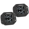 Rigid Industries D-Series PRO Flush Mount - Spot LED - Midnight Edition - Pair - Black - 212213BLK