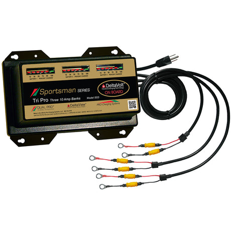 Dual Pro Sportsman Series Battery Charger - 30A - 3-10A-Banks - 12V-36V - SS3