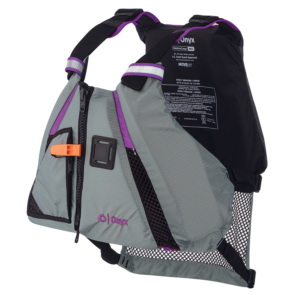Onyx Movement Dynamic Paddle Sports Vest - Purple/Grey - XL/XXL - 122200-600-060-18
