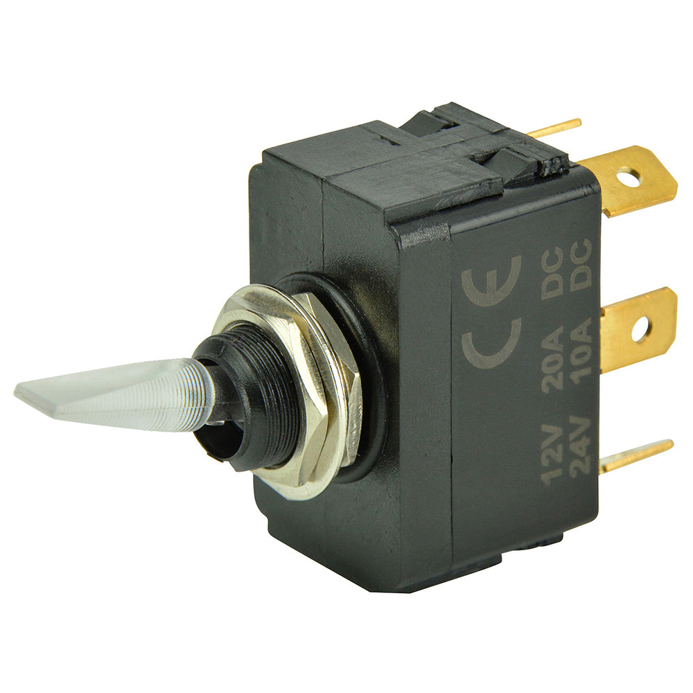 BEP SPDT Lighted Toggle Switch - ON/OFF/ON - 1001907